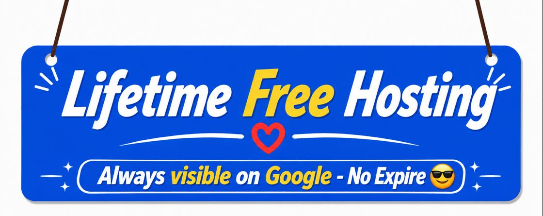Lifetime Free Hosting