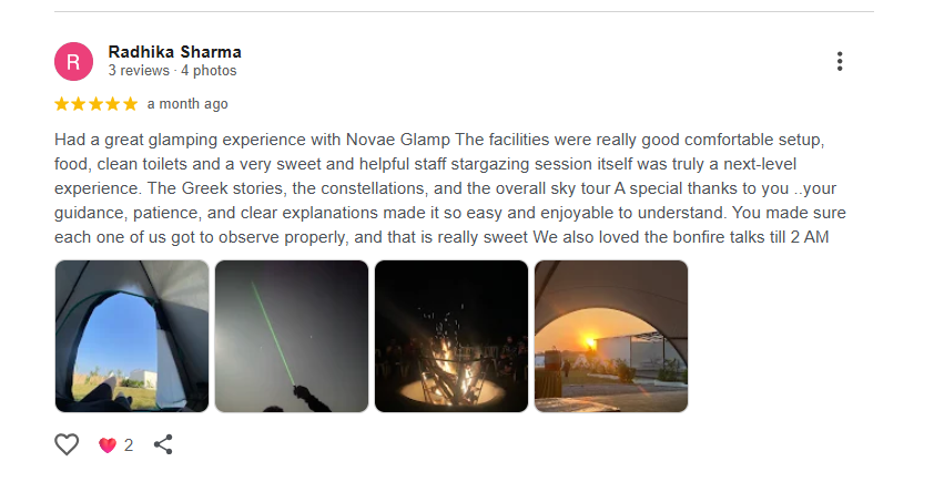 Stellar Adventures client review 4